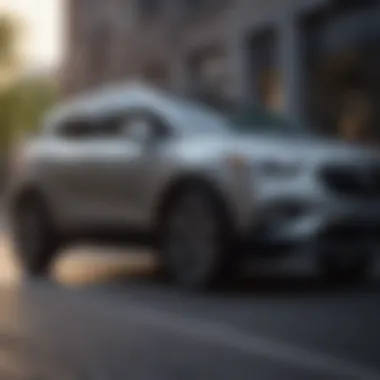 Exterior view of the Buick Encore showcasing its sleek design