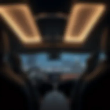 Sophisticated Ambient Lighting and Design Ambient lighting and design elements enhancing the interior atmosphere