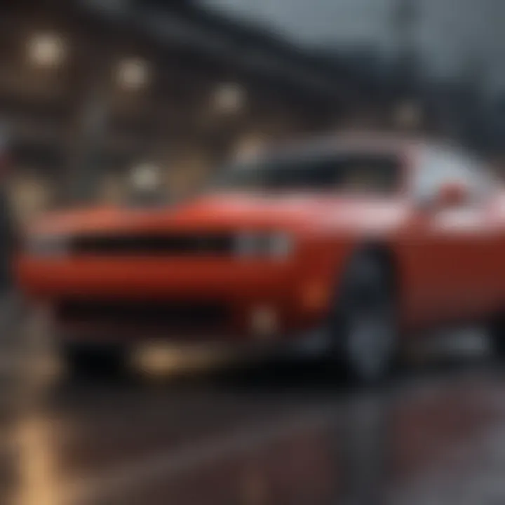 Dodge Challenger Limited Edition performance metrics on a track