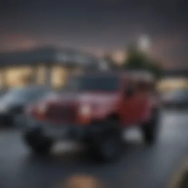 Community event hosted by a Jeep dealership