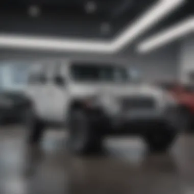 Customer service interaction at a Jeep dealership