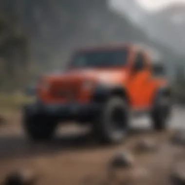 Jeep Wrangler classic model showcasing rugged design