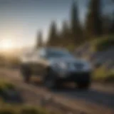 Nissan Frontier showcased in a scenic Puyallup backdrop