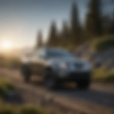 Nissan Frontier showcased in a scenic Puyallup backdrop