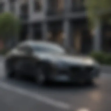 Exterior Design of the Mazda Two-Door Coupe Sleek exterior design of the Mazda two-door coupe