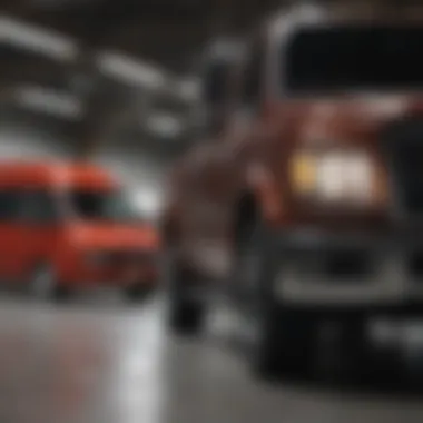Evaluating Trade-In Values for Your Truck A truck owner examining trade-in values