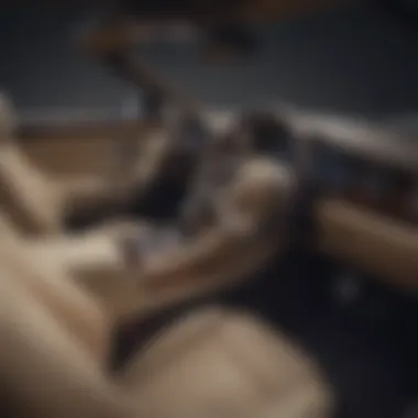 Interior showcasing luxury features of Bentley GT Convertible