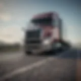 A detailed view of a truck on a weighbridge