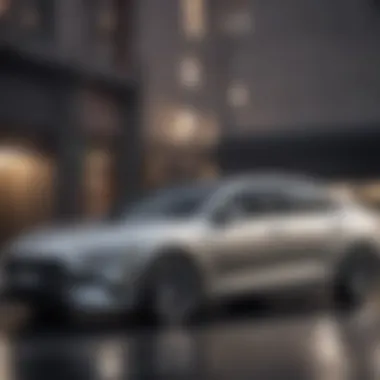 Modern Sedan Design A sleek sedan showcasing modern design and features