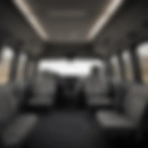 Detailed interior view of a used Metris van showcasing spacious seating and cargo capacity