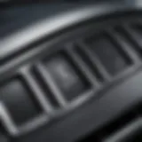 Detailed view of a VIN plate on a vehicle